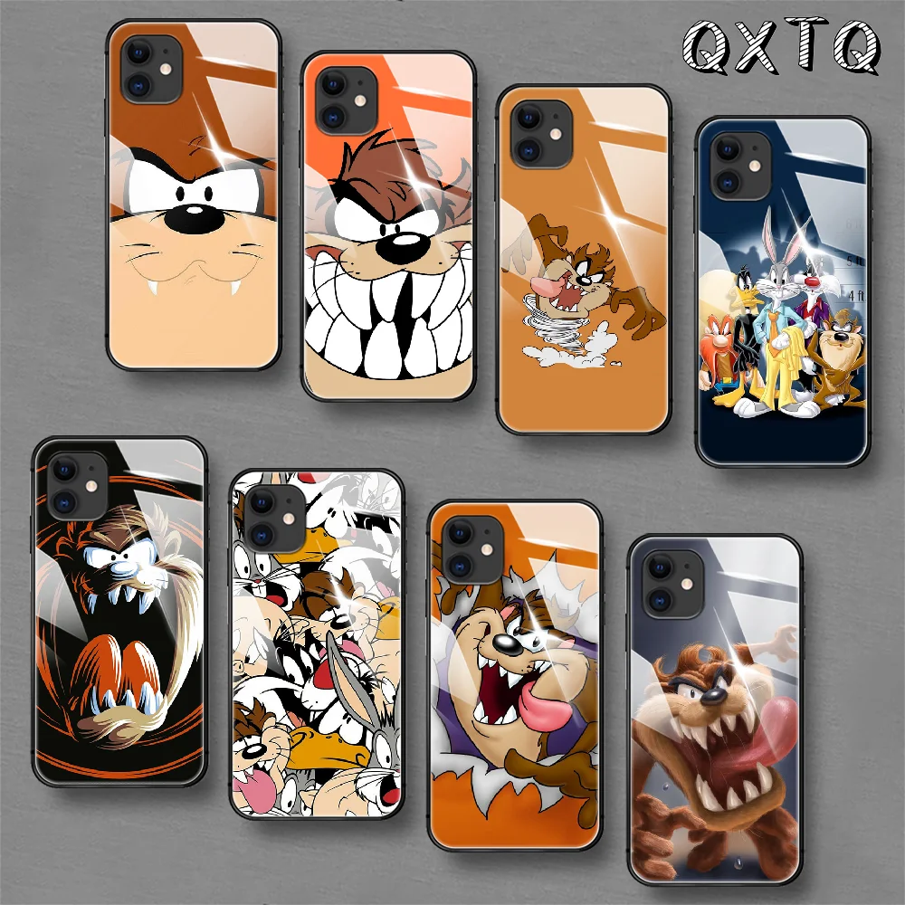 

Чехол для телефона Taz-Tasmanian-Devil из закаленного стекла для IPhone 5 6 7 8 11 12 13 S SE X Xs Xr Plus Pro Max IPhone13 Mini