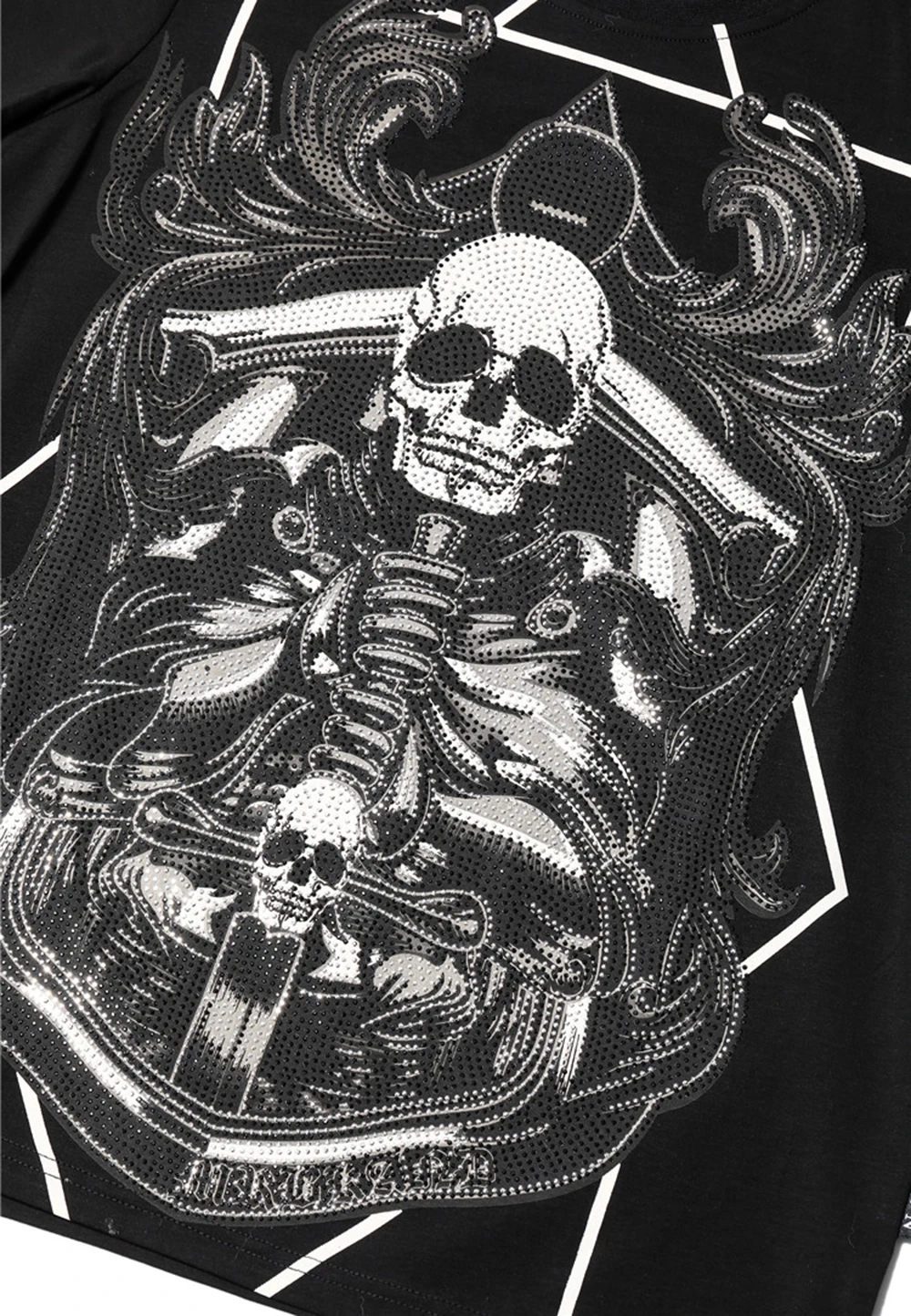 

Tshirt DUYOU Men Men Comfortable 100% cotton Fabric Summer Men Clothes Skull Printed Round-neck Fashion Camiseta fzw8662