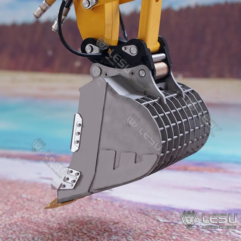 Металлический ковш для лопаток 1/14 RC LESU гидравлический экскаватор Komatsu AC360 модель