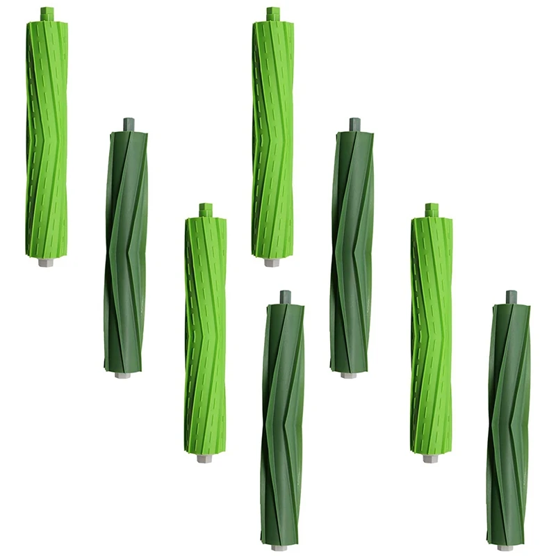 4 Set of Multi-Surface Rubber Brush Rollers for IRobot Roomba I&ampE Series I7 I7+I8 I8+/Plus E5 E6 E7 Robot Vacuum Cleaner | Бытовая