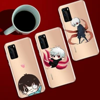 japan anime tokyo ghoul phone case transparent for huawei honor enjoy y v 9 7 8 10 20 30 40 se s e c lite pro plus 2019