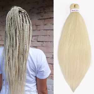 Большие синтетические косы вязаные волосы для плетения кос с эффектом омбре, оригинальное вязание крючком, волосы, предварительно растянутые, легкие, для плетения кос, 26 дюймов
