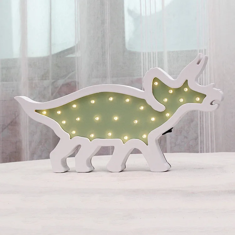 Tetragonal Hinnixy скандинавские животные ночник тетрагональный динозавр Жираф настенный подвесной светильник Детский Светильник s Декор для спальни подарок для мальчика - Испускаемый цвет: Tetragonal