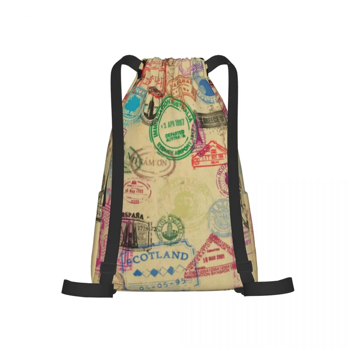 

The new backpack three-dimensional beam mouth backpack school bag shopping to work travel yoga running backpack