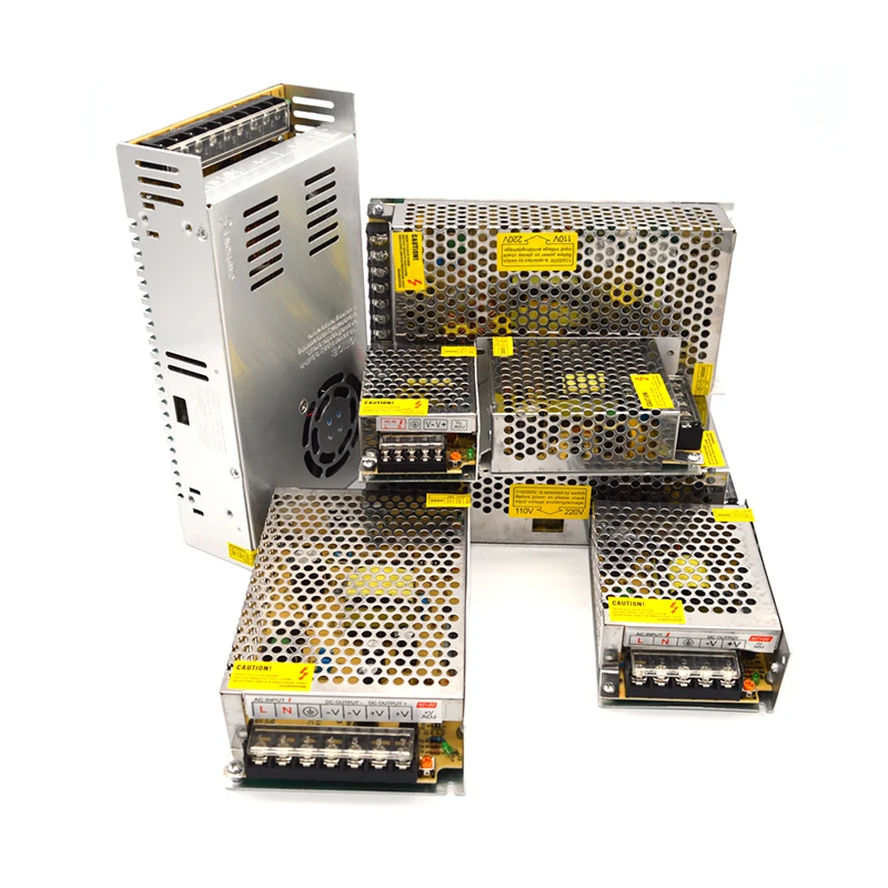 Питание 9V 12V 15V 24V AC DC трансформатор 220 В до 12 1A 2A 3A 5A 10A 20A 30A адаптер питания SMPS