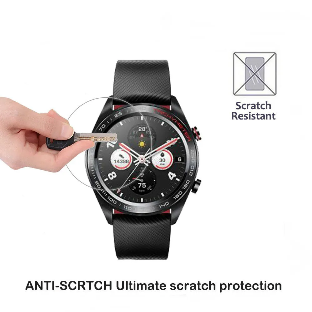 0,3 мм 2.5D закаленное Стекло Экран протектор для huawei Honor Magic часы GT 2 42/46 мм Smartwatch Экран Защитная ЖК-дисплей пленка