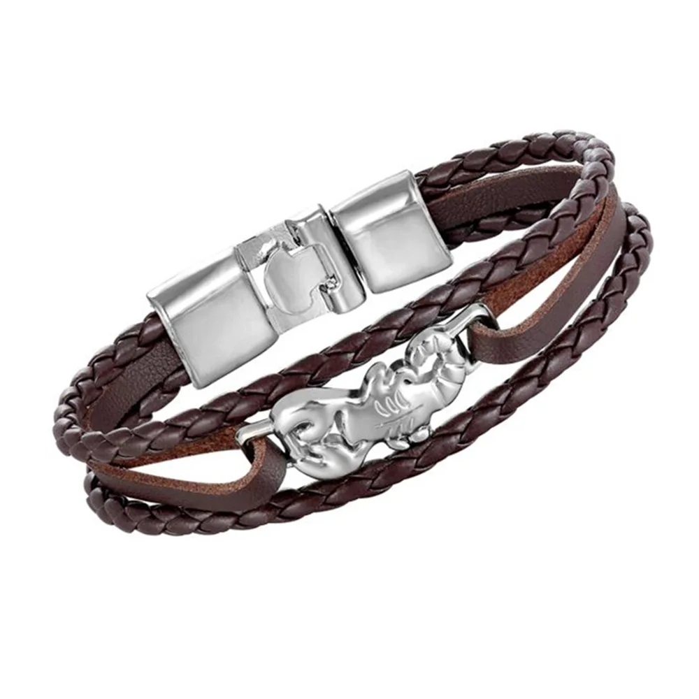 Женский винтажный браслет-Скорпион 2020 многослойный кожаный браслет мужской