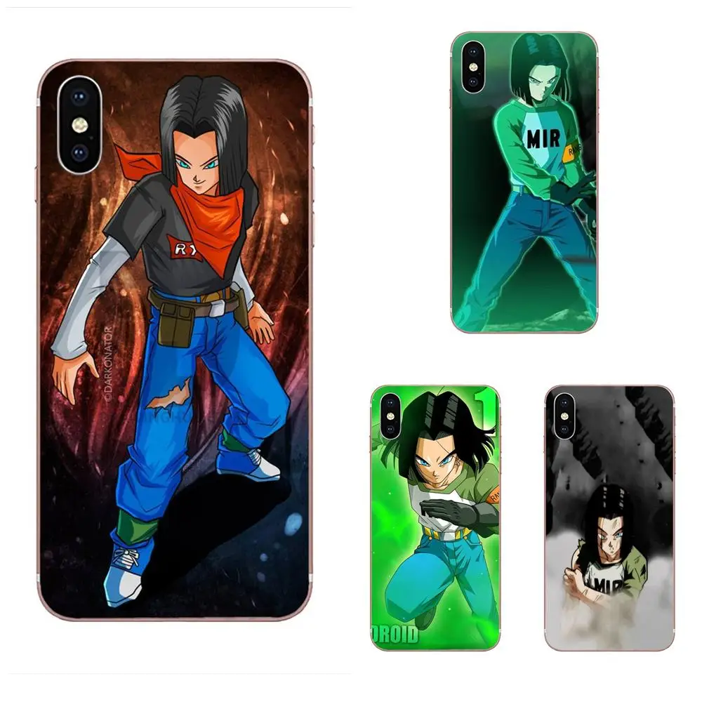 Чехлы для мобильных телефонов с рисунком из аниме Dragon Ball Супер Z Android 17 Galaxy J1 J2 J3 J330