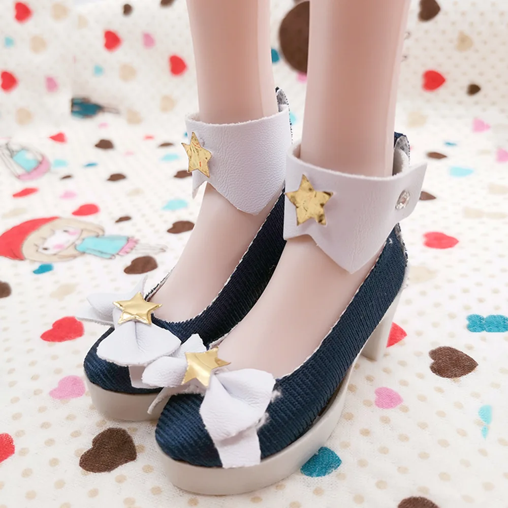 

60cm SD Doll Shoes Dress Up Fashion Pointed High Heel Princess 1/3 BJD Play House DIY Gift Accessories