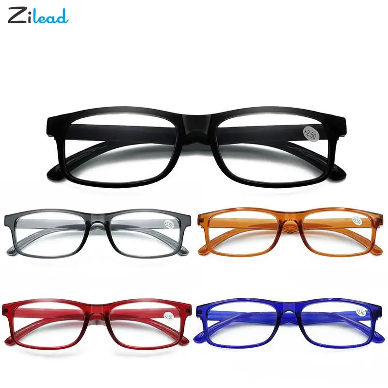 

Zilead +1+1.5+2+2.5...+4 Ultralight Women Men Reading Glasses Sqaure Presbyopia Optical Eyeglasses Unisex TR90 Hyperopia Eyewear
