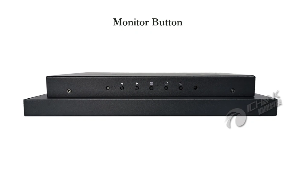 ZB120TN-DV2/12 дюймов 1024x768 HD металлический чехол DVI VGA дисплей монитор ЖК-экран с закаленным защитой от царапин защитное стекло