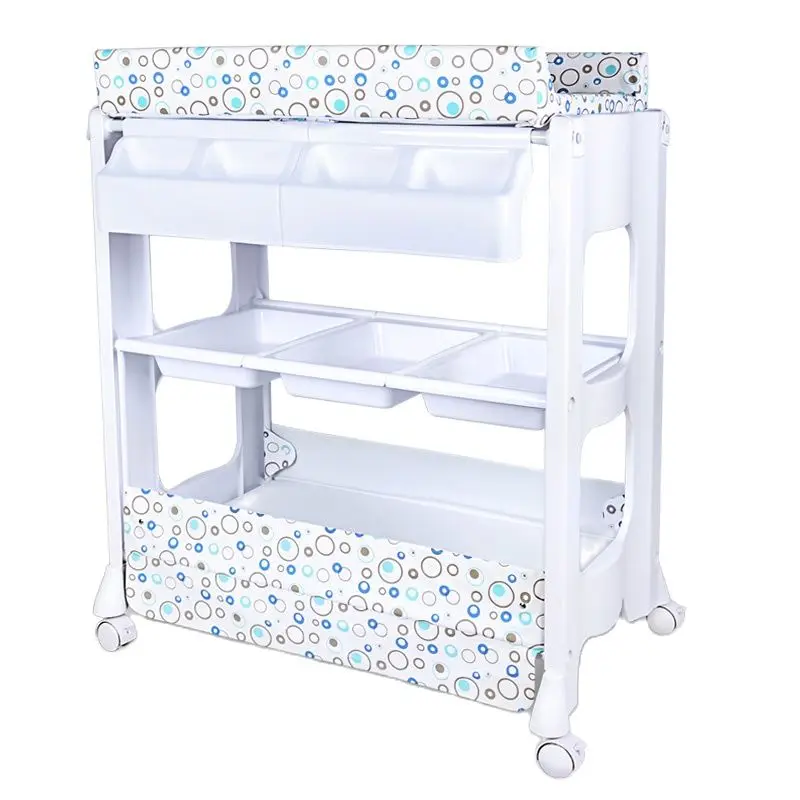 Baby Bed Diaper Changing Table Nursing Table Baby Touching Massage Bed With Bathtub Can Take A Bath Baby bath rack baby animals take a bath
