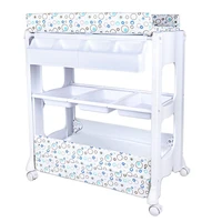 baby bed diaper changing table nursing table baby touching massage bed with bathtub can take a bath baby bath rack