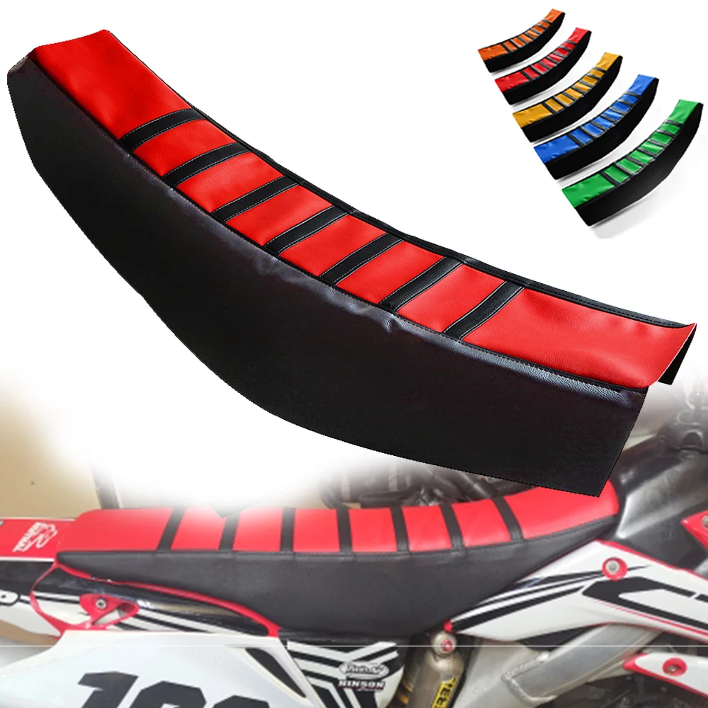 

2021 high quality Universal Rubber Vinyl Gripper Soft Seat Cover For Honda Suzuki Kawasaki Yamaha YZ Motocross Motorcycle