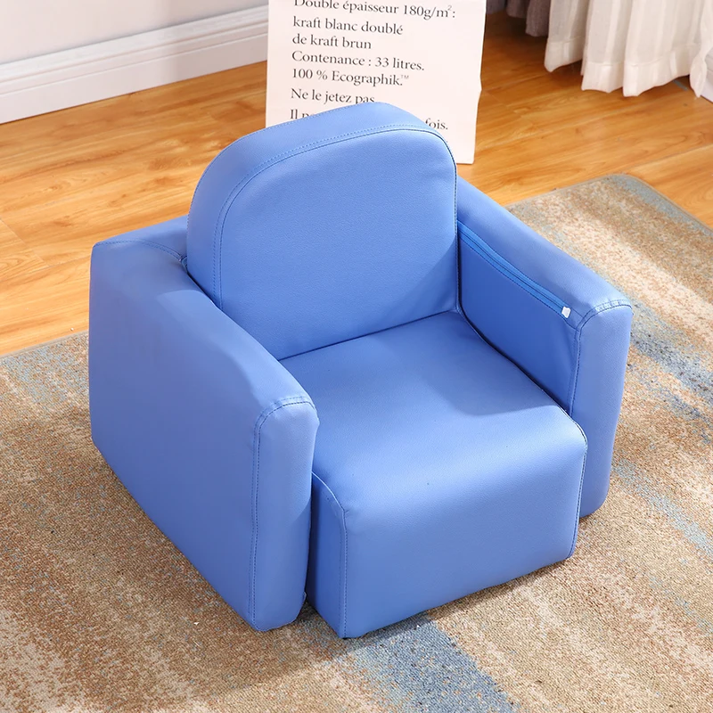 

Children sofa seat leather removable and washable combination study table and chair cute baby single mini sofa bench