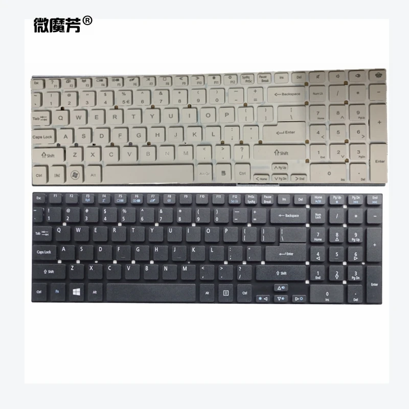 US новая клавиатура для ноутбука Acer Aspire E1 522G 5755 5755G 5830 5830G 5830T 5830T|keyboard for acer|laptop keyboard