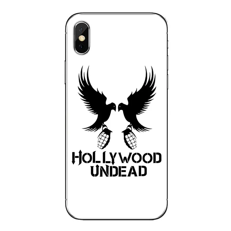Мягкие прозрачные чехлы в виде ракушки рок хип хоп Голливуд undead для huawei mate Honor 4C 5C
