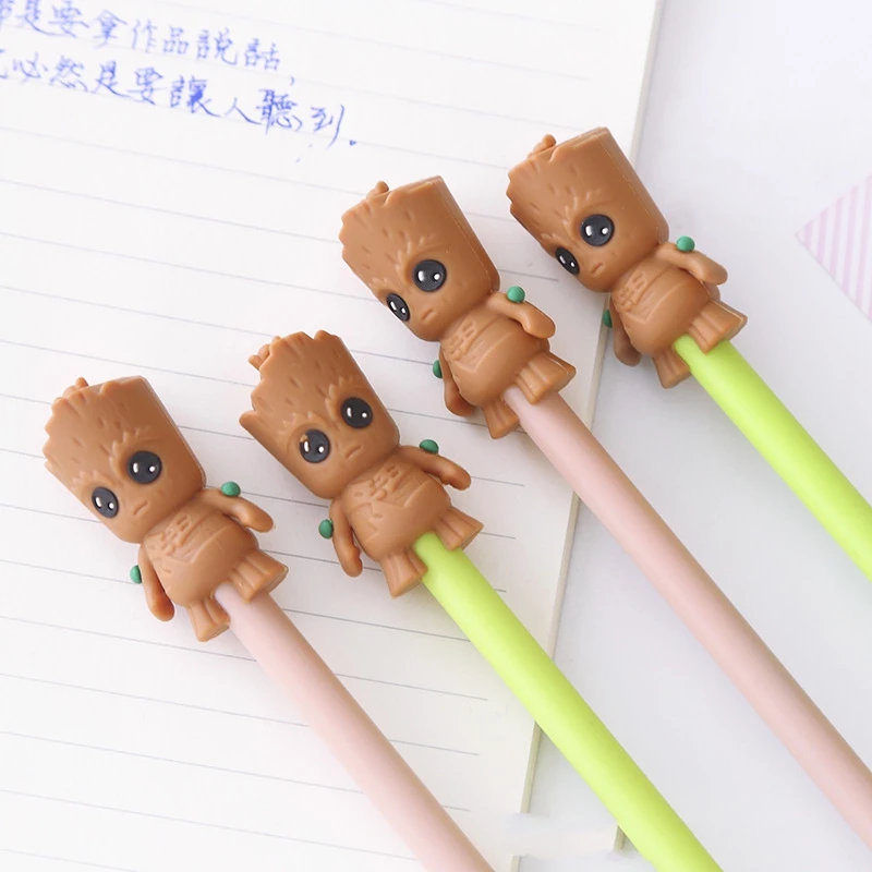 12 шт. гелевая ручка милый мультяшный цветочный горшок Детская для письма