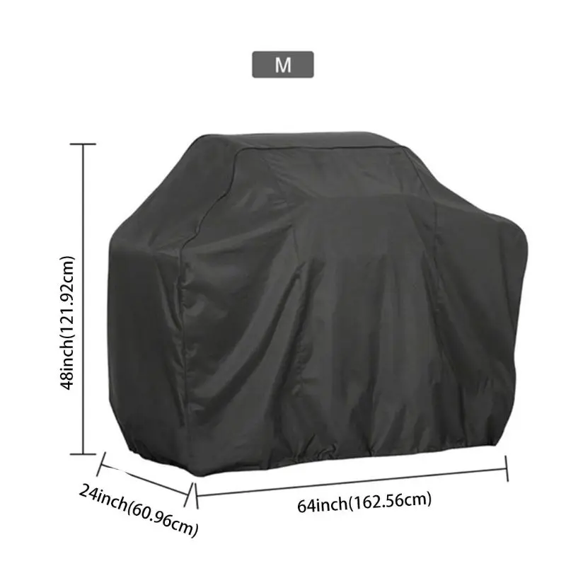 

BBQ Cover Outdoor Dust Waterproof Weber Heavy Duty Grill Cover Rain Protective Outdoor Barbecue Cover Round Bbq Grill