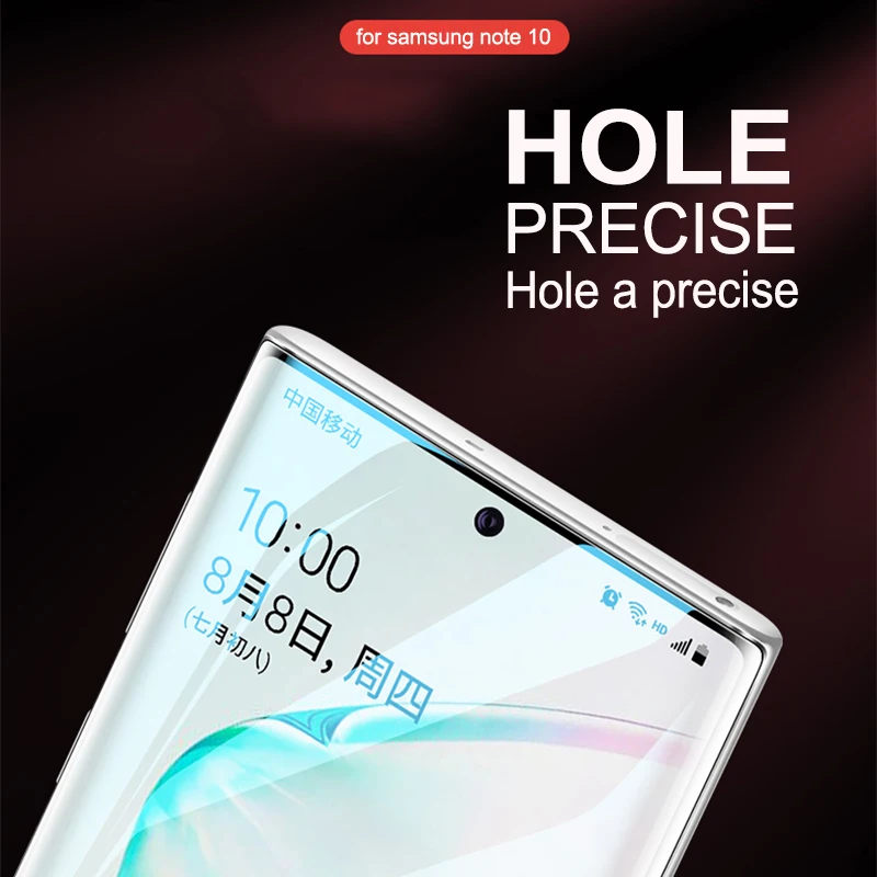 Lamorniea 20D передняя+ задняя защитная пленка для samsung Galaxy Note 10 Pro S10 Plus S10 5G Note 9 8 S8 S9 Plus мягкая Гидрогелевая пленка