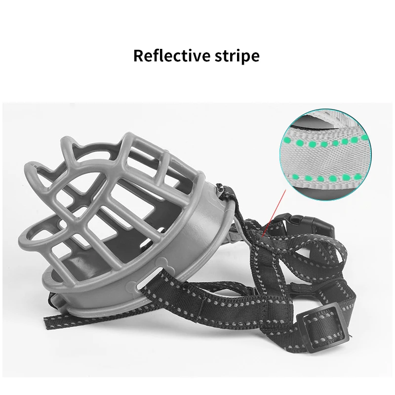 Удобные мягкие силиконовые намордники для собак воздухопроницаемые корзины