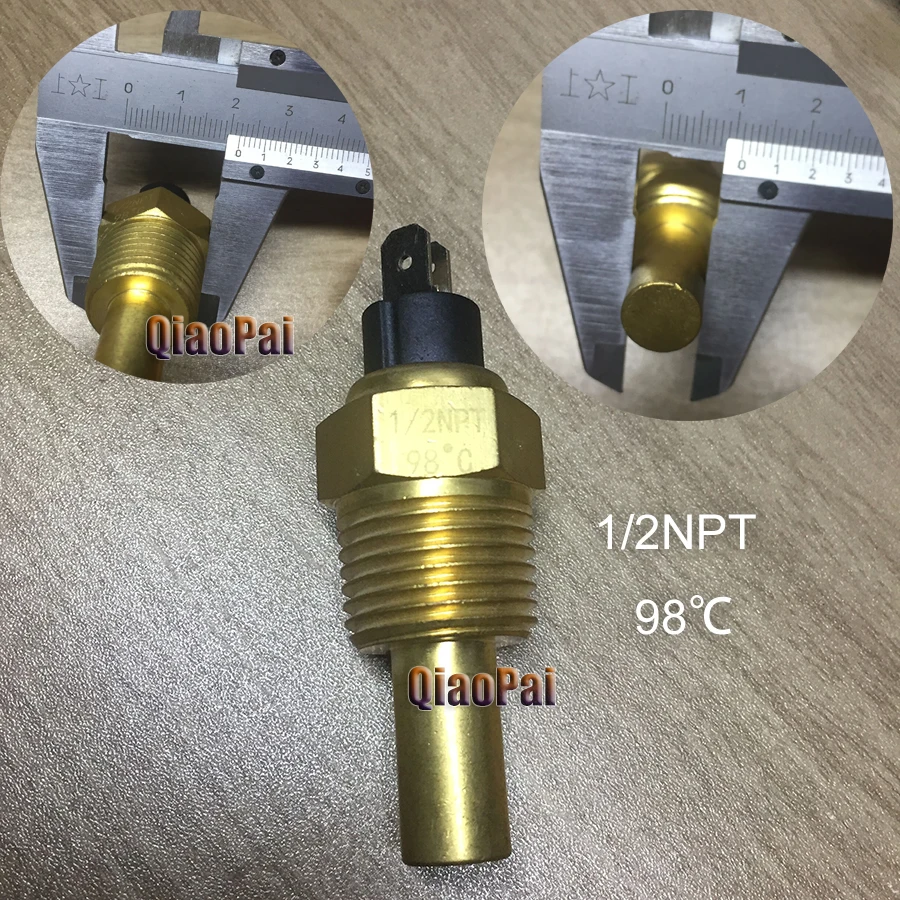 Датчик температуры воды 3 Вт 6 24 в 3/8NPT 1/2NPT M16 x1.5 M14 резьбовой датчик с сигнализацией