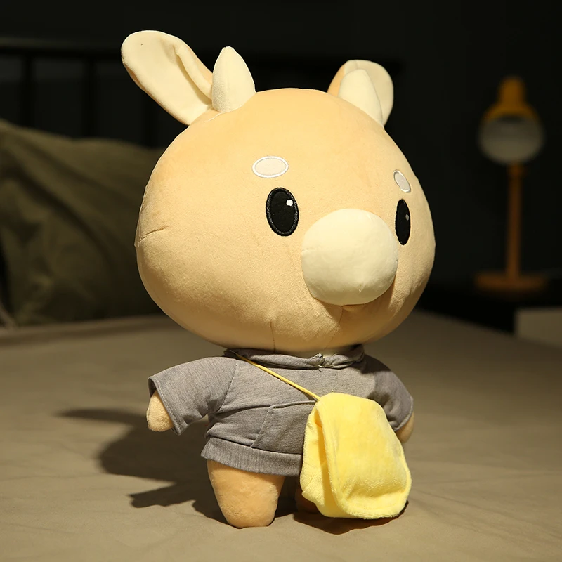 

1PC Korean TV Kawaii Hard Cow Doll Plush Toys Cattle Doll Animals Appease Calf Stuffed Toy for Kids Children's Gift