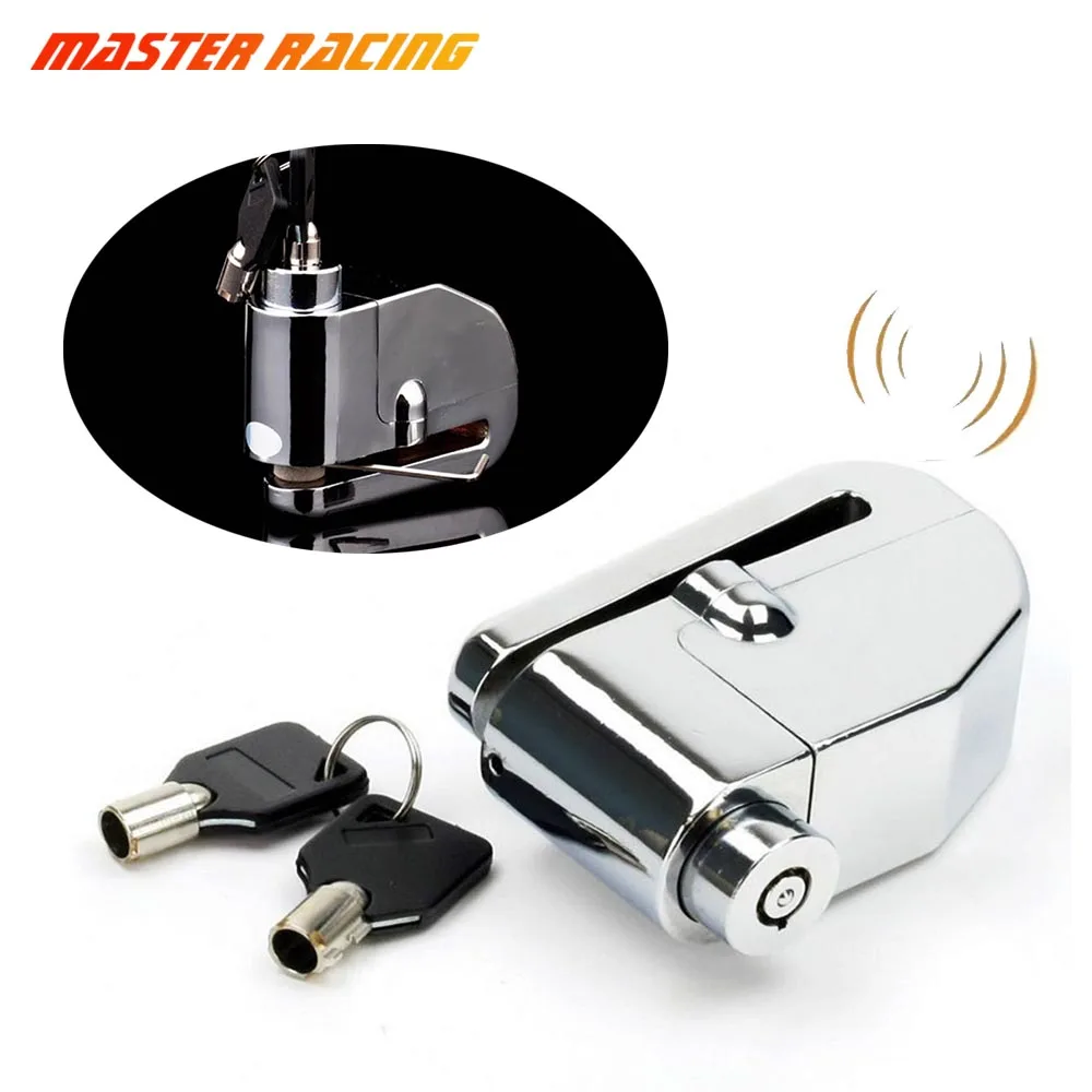 Хром тормозной диск дисковый замок мотоцикла Противоугонный для велосипеда