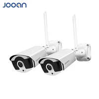 2pcs bundle set wifi ip camera 3 0mp outdoor infrared night vision security video audio recording wireless camera for jooan nvr