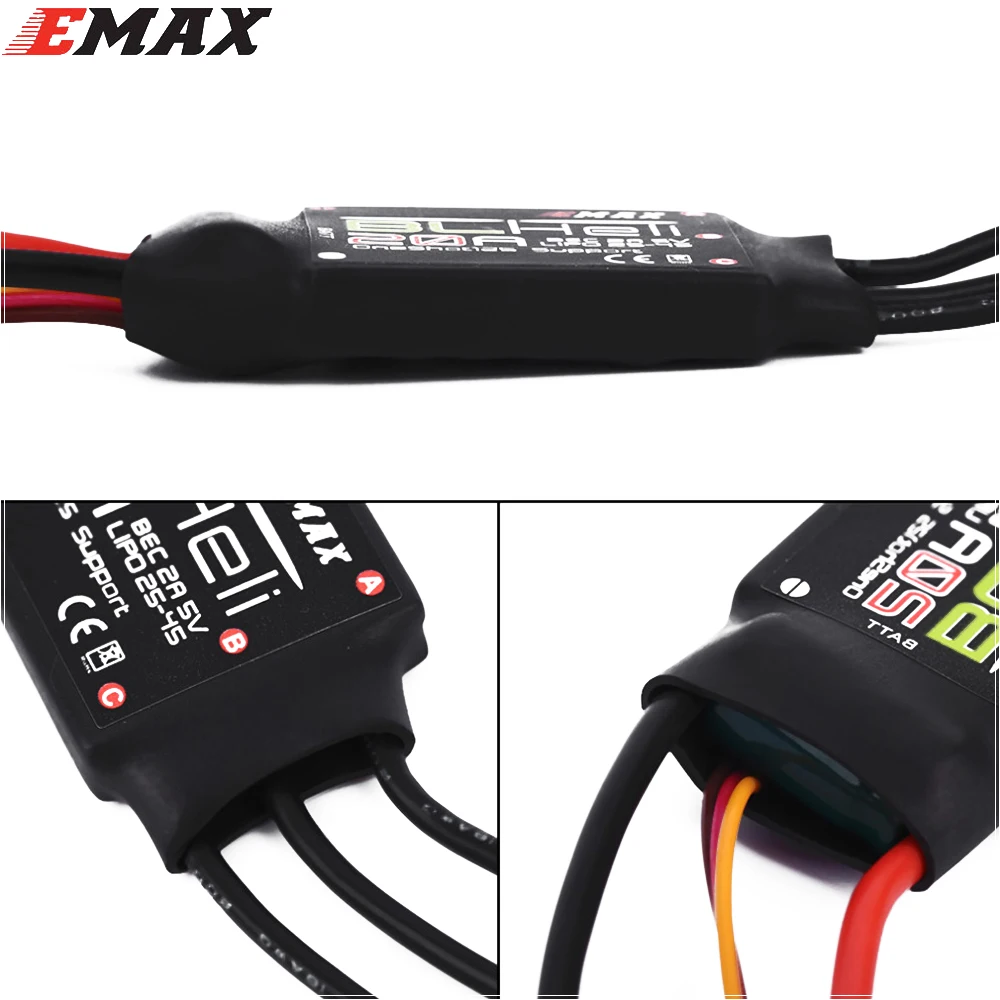 Электрический контроллер скорости EMAX RC ESC BLHELI 20A/30A 2A/5V для квадрокоптера QAV250 250