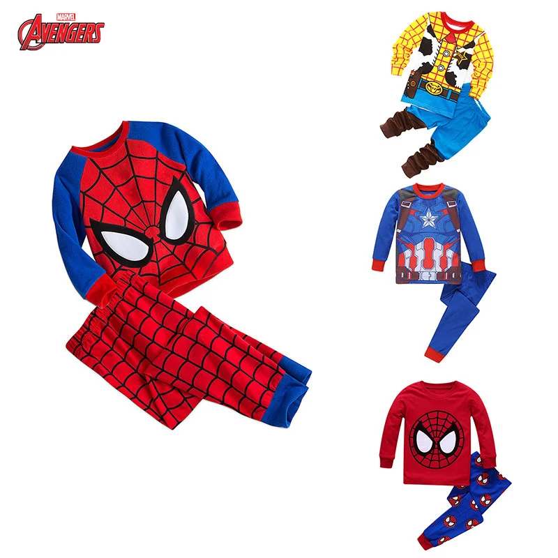 Комплект одежды из мультфильма Человек-паук для детей и мальчиков |