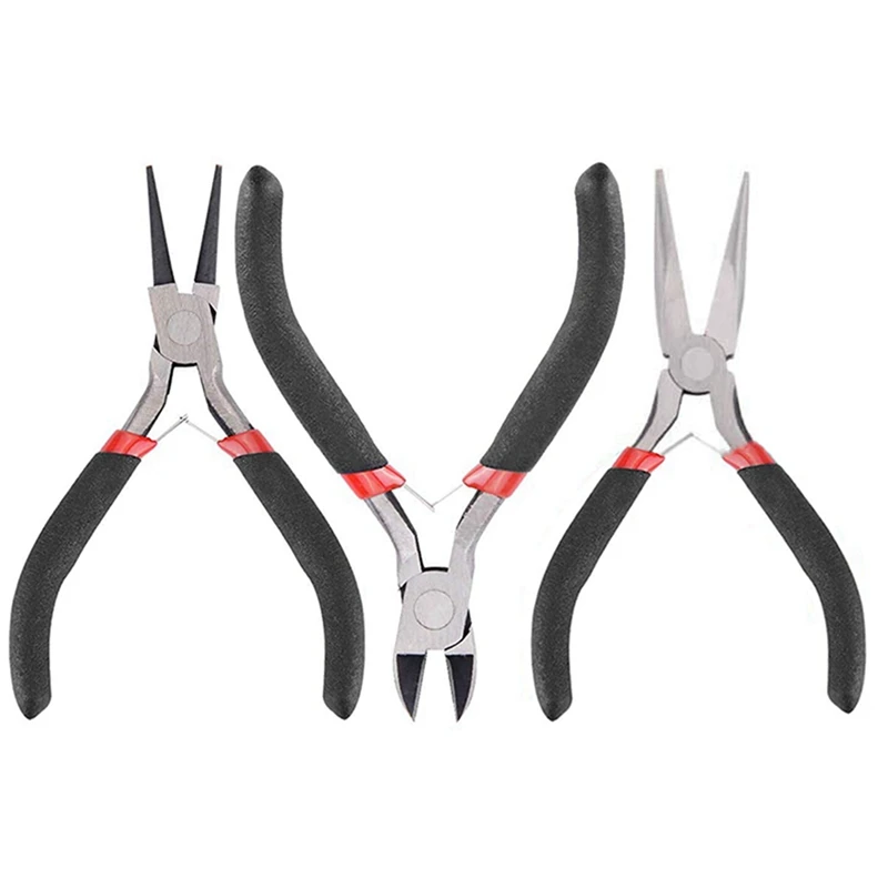 

1 Set Jewelry Pliers and Jewelry Beading Wire Tools Set & 1 Set Large Resin Bracelet Bangle Mold 3 Pack Inner Diameter