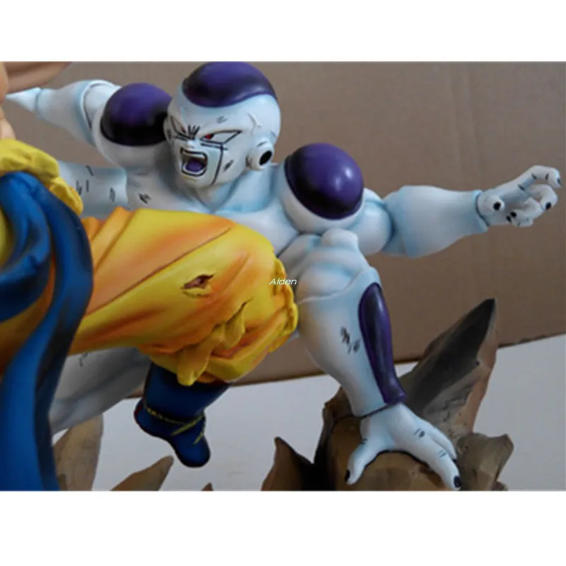 1" Dragon Ball Z статуя Супер Saiyan бюст Сон Гоку VS Frieza полноразмерный портрет Kakarotto GK экшн-модель игрушечная коробка 30 см Z2722