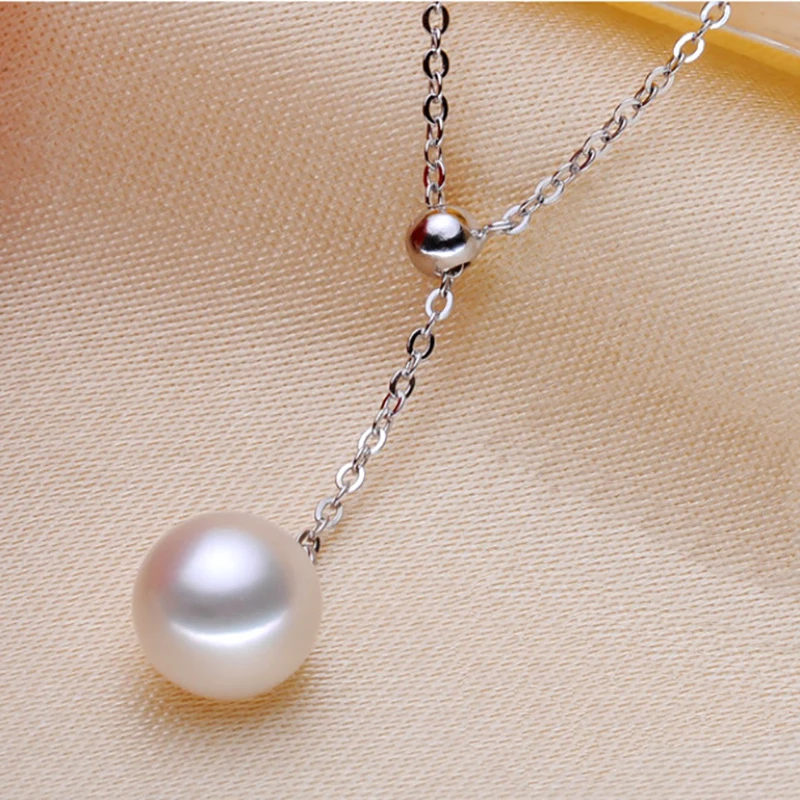 Женская цепочка с имитацией жемчуга под розовое золото | Украшения и аксессуары