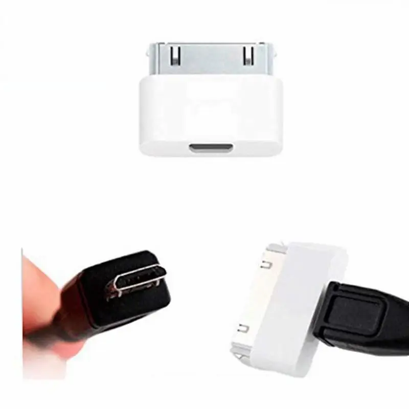 Micro USB адаптер для зарядки конвертер для Apple iphone 4s 4 3gs iphone 4s для ipad 2 3 30pin кабель зарядное устройство линия USB 30 Pin