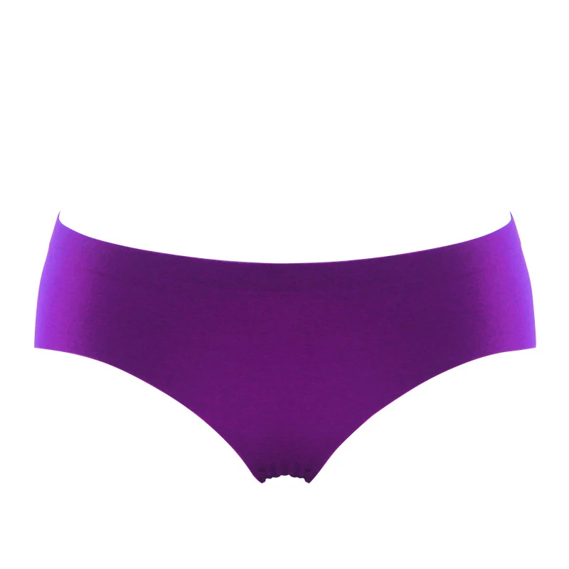 

PAERLAN 3-Piece Seamless Panties Women's Triangle Panties New Sexy Panties Comfortable Solid Color Hip Panties Low Waist