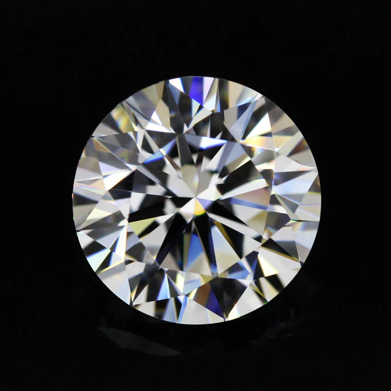 

Moissanite 1ct EF Color Round Brilliant Cut Loose Stone Beads 6.5mm VVS1 Excellent Cut Grade Test Positive Lab Diamond Gemstones