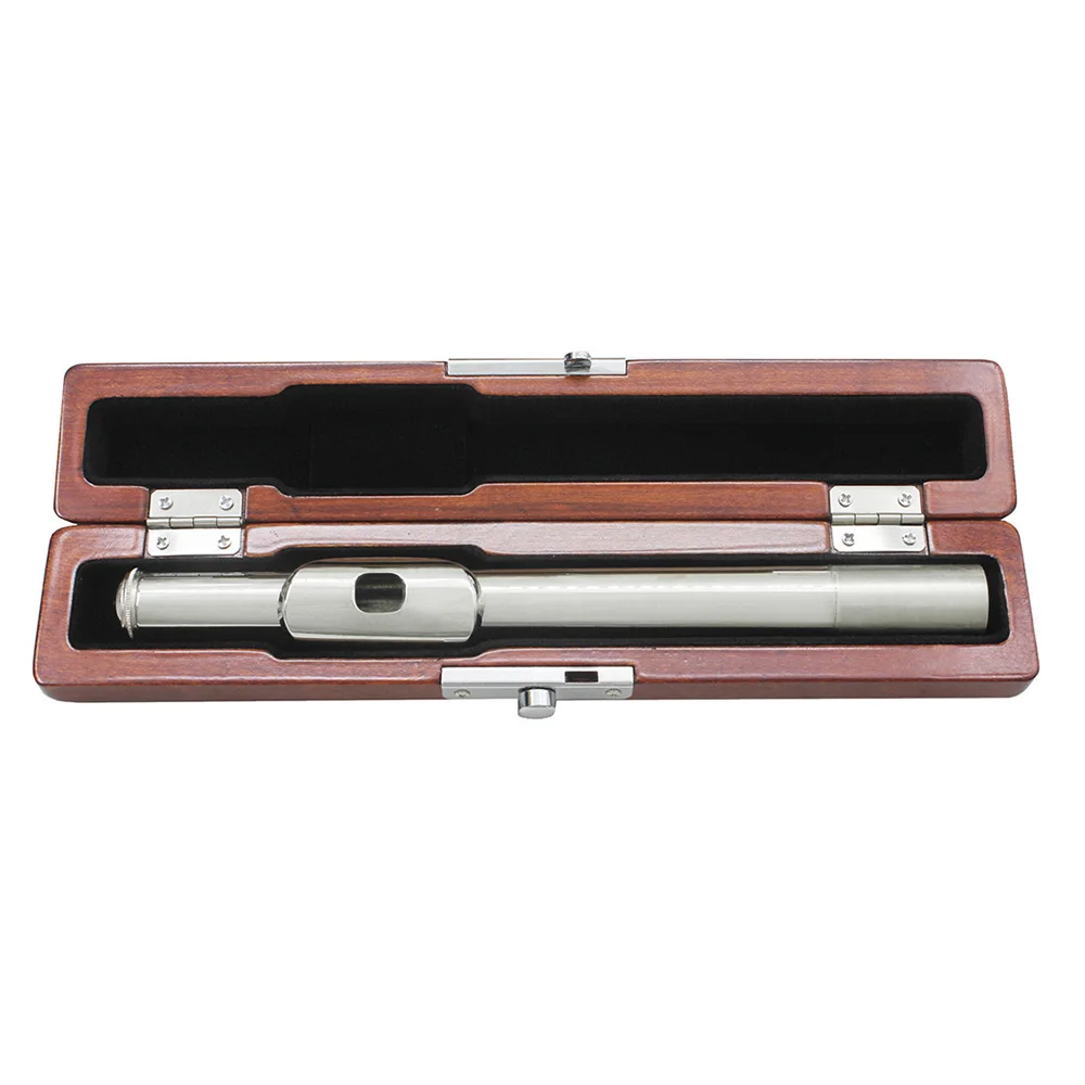 

Flute Head Case Wooden Concert Flute Holder Box Solid Walnut for Storing Flute Head Woodwind Instrument Parts Accessories
