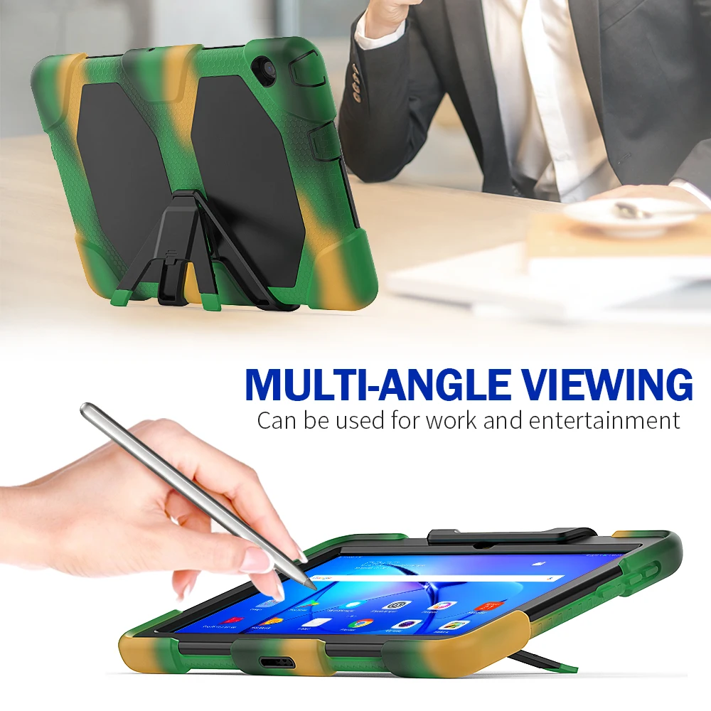

Heavy Duty Full Rugged Shockproof Tablet Cover with Kickstand for Huawei MediaPad T3 10 9.6" Case Detachable Cover