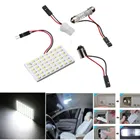 Автомобильный светодиодный светильник на крышу, светодиодный светильник для комнаты COB48, лампа для чтения