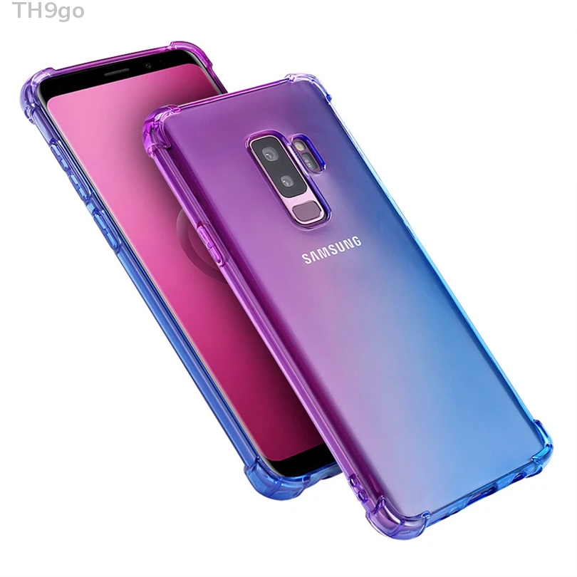 Чехол для телефона с градиентом Samsung Galaxy J2 Pro J4 Core J5 J6 Plus 2018 J7 Prime противоударный