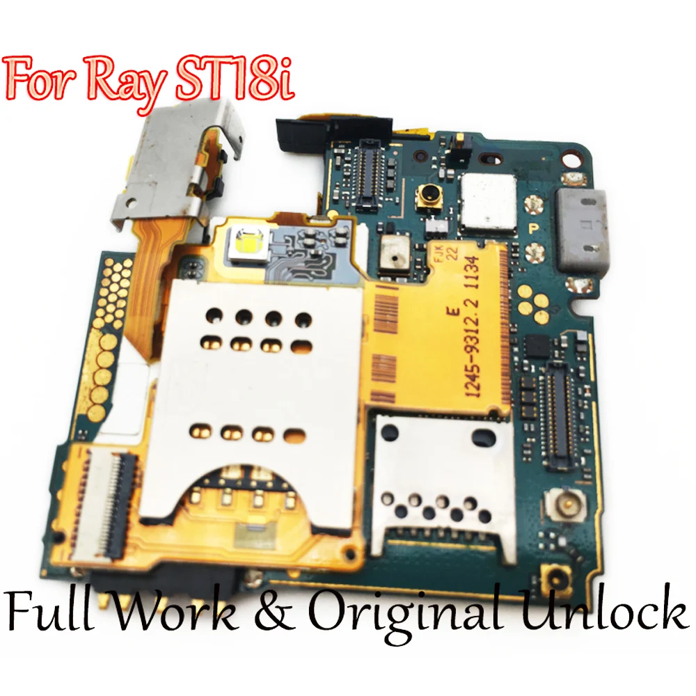 Полная работа оригинальная разблокировка материнская плата для Sony Xperia Ray ST18i