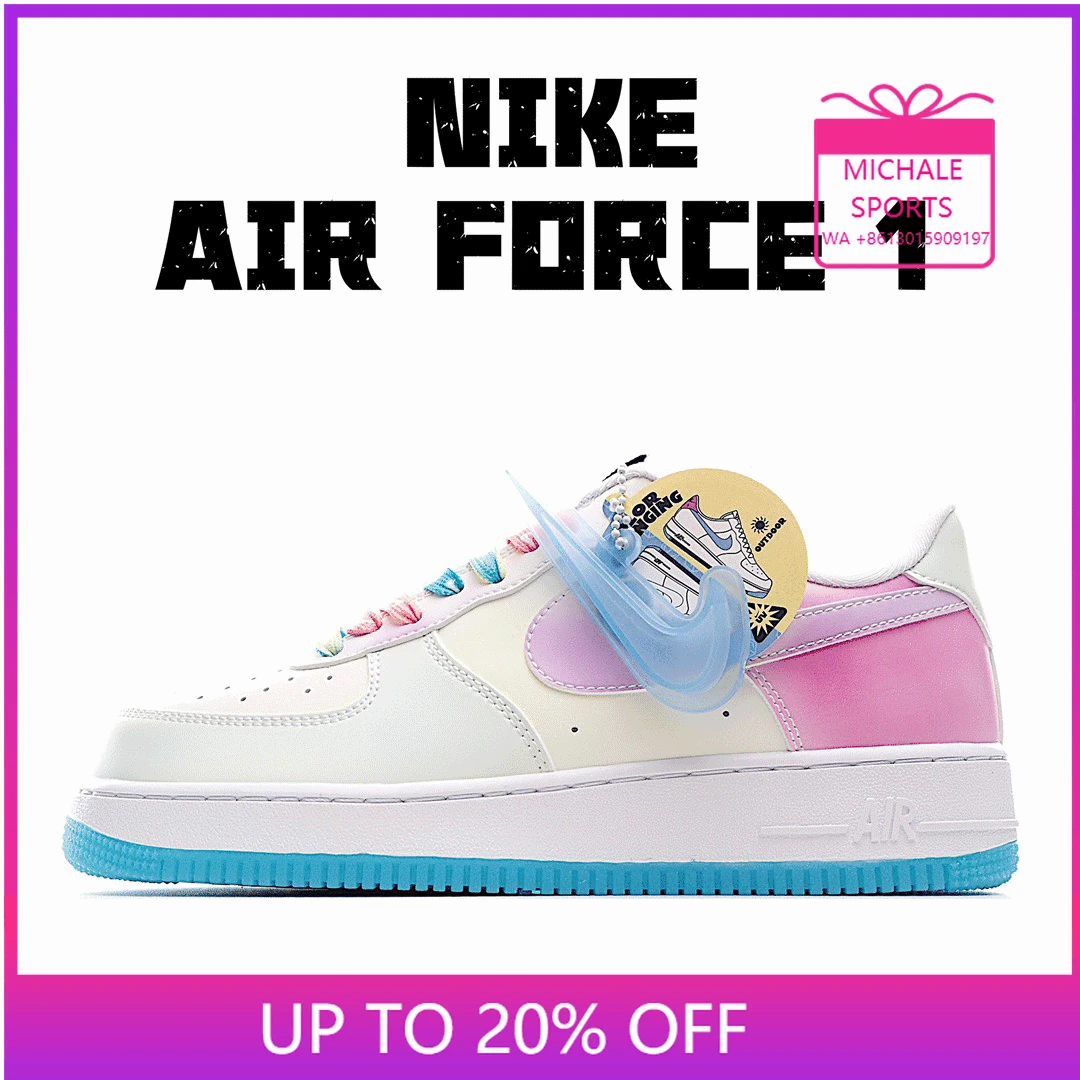 

2021 New Arrival Men And Women Low Cut Skateboard Shoes Air 1 Couple Fashion Classic All-Match Casual Sneakers Pure White