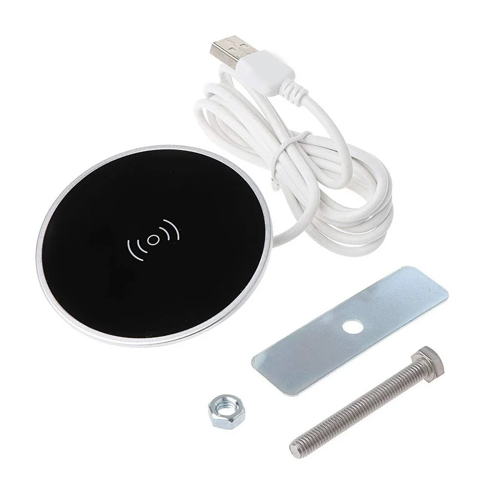

Built in Desktop Device Qi Fast Wireless Charger 15W 10W 7.5W Quick Charger 3.0 Embedded Caricabatter Tipe C Chargeur Induction