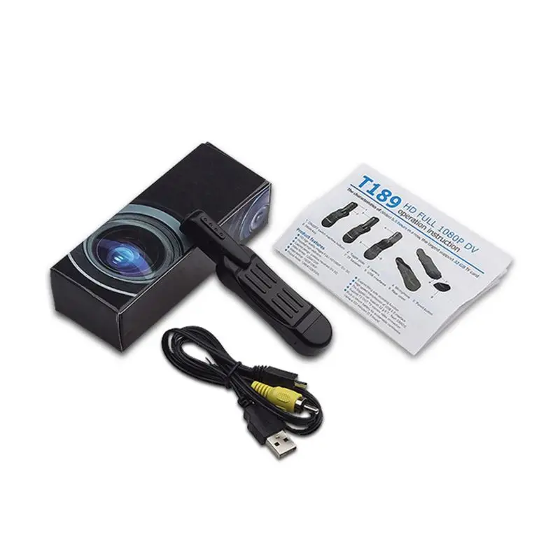 Мини камера T189 Full HD 1080P секретная переносная ручка для тела цифровая мини DVR