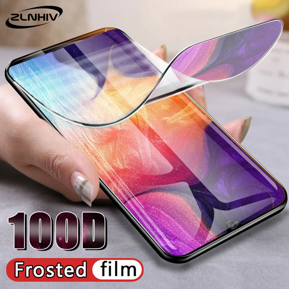 Полное покрытие ZLNHIV для samsung galaxy A10 A20 A30 A40 A50 A70 A20E Гидрогелевая пленка Защитная