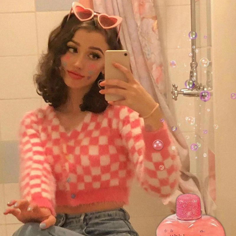 2019 сексуальный укороченный свитер кардиган женский осень зима длинный рукав