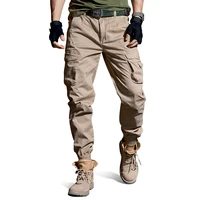 pants men 2021 casual camouflage military tactical cargo pants multi pocket fashions joggers black army trousers high quality