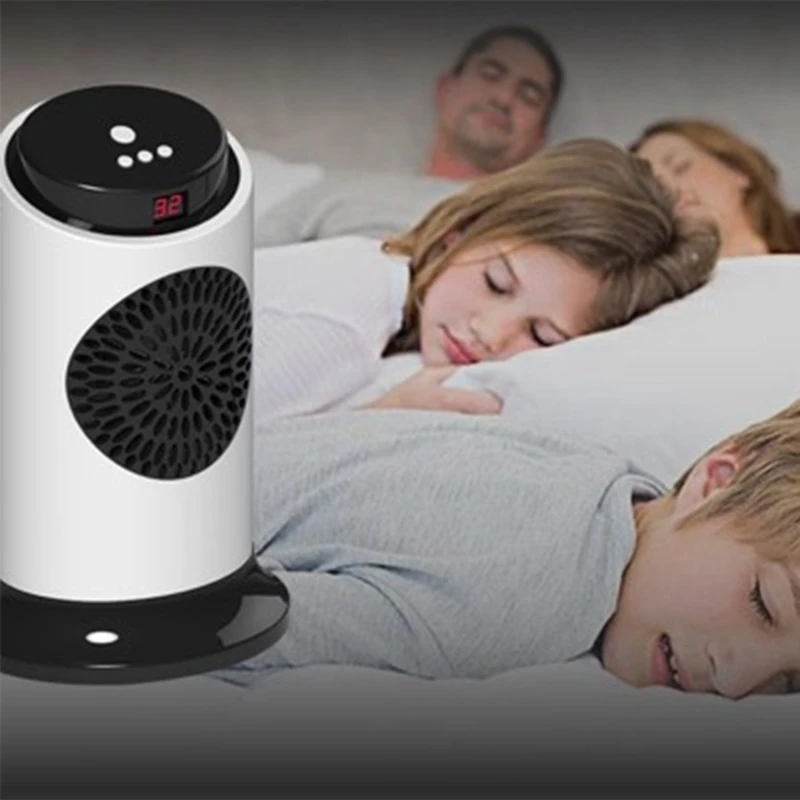 

Electric Heater Portable Personal Space Heater Mini Fan Heater Household Indoor Remote Control Silent Heater,Eu Plug
