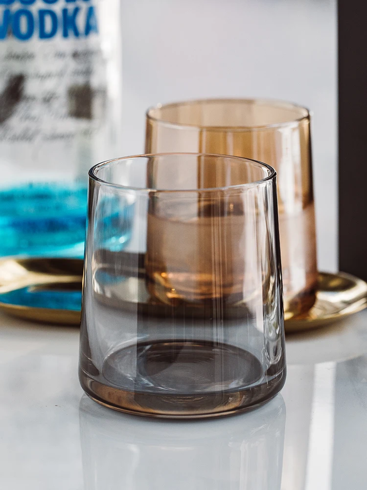 Простой скандинавский креативный кофейный стакан для вина прозрачная Горячая